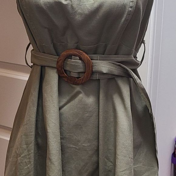 ASOS Square Neck Cotton Mini Dress - Picture 5 of 12